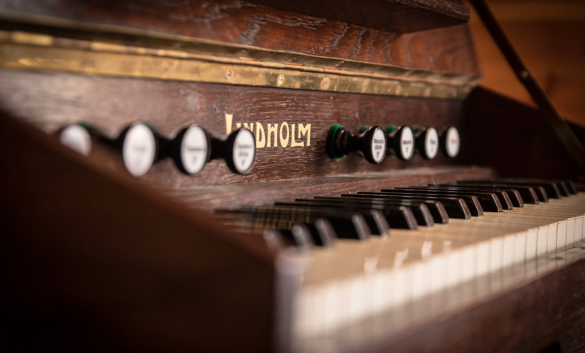 Clavier d'un vieux piano